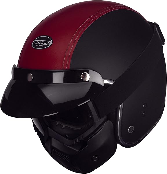 Capacete Aberto Moto Bieffe B-45 Semi Revestido