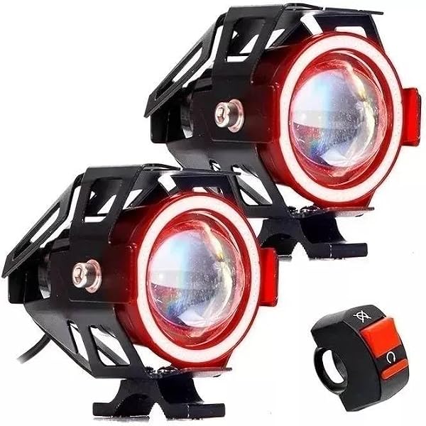 Farol de Milha Mini Angel Eyes U11 LED 20W