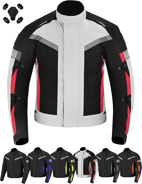 Jaqueta Masculina de Motociclista Saga Moto Têxtil Cordura