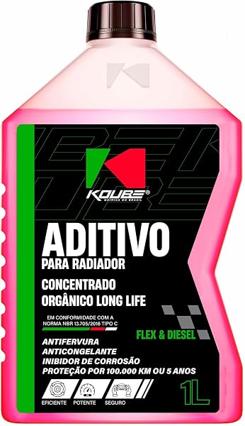 Koube Solução Arrefecedora Concentrada Orgânica Long Life 1 Litro