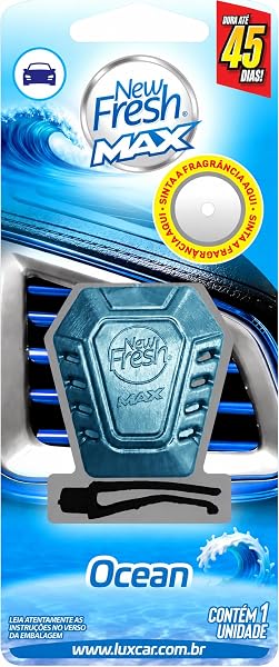 Luxcar New Fresh Max Ocean Aromatizante Automotivo para Saída de Ar